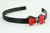 Black-Red / heart horn white red bow & sweet