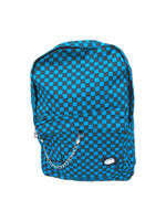 Check M blue check rucksack