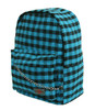 Check blue C check rucksack