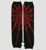 Spiderweb red arm warmers accessory Spiderweb red arm warmers accessory