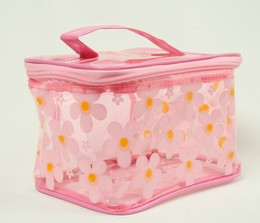 Flower L-pink toiletry bag