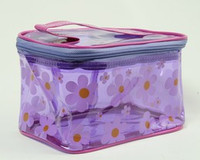 Flower purple toiletry bag 