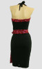 Back - Leopard red belt pin up