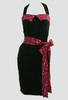 Front - DT leopard pink belt pin up
