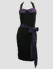 Front - DT leopard purple belt pin up