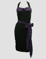 Front - DT leopard purple belt pin up