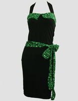 Front - DT leopard green belt pin up