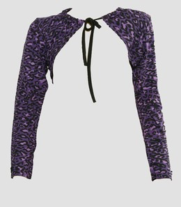 Front - SL leopard purple top sleeve tops