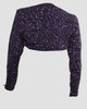 Back - SL leopard purple top sleeve tops