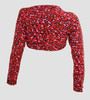 Back - SL leopard red top sleeve tops