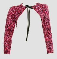 Front - SL leopard pink top sleeve tops