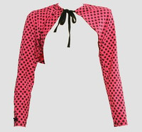 Front - SL dot L pink top sleeve tops