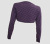 Back - SL dot L purple top sleeve tops