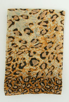 T leopard brown scarf accessory