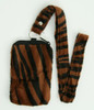 Zebra brown mobile bag