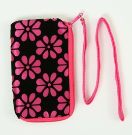 Flower D-pink mobile bag