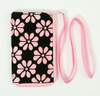 Flower L-pink mobile bag