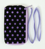 Dot purple mobile bag