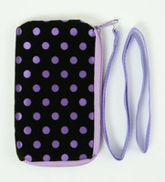 Dot purple mobile bag
