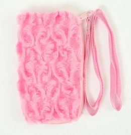 F plain L-pink mobile bag
