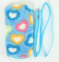 Heart blue mobile bag