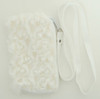 Plain white mobile bag