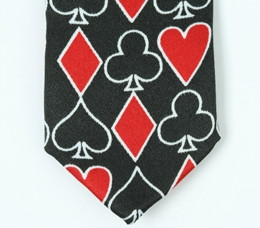 Poker S necktie accessory