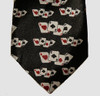 Poker cards necktie accessory
