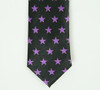 Stars purple necktie accessory