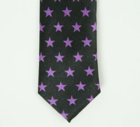 Stars purple necktie accessory