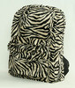 Zebra L-brown fluffy rucksack
