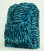 Zebra blue fluffy rucksack