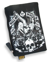 Hell on wheels liquorbrand cosmetic bag