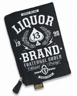 Droogs liquorbrand cosmetic bag
