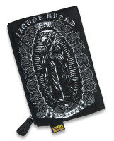 San muerte liquorbrand cosmetic bag