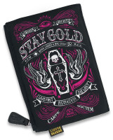 Stay gold liquorbrand cosmetic bag