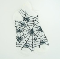 Spiderweb white socks accessory
