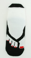 Slipper black socks accessory