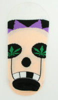 M marijuana eye socks accessory