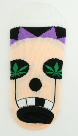 M marijuana eye socks accessory