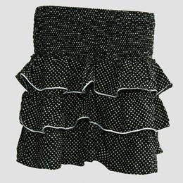Mini skirt sailor dot black-white sailor mini skirt