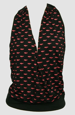 Front - OL bat black-red top diva