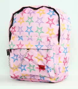 Stars L.pink stars rucksack