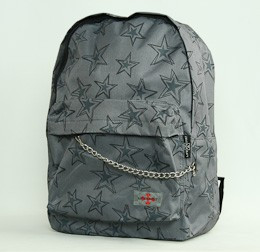 Stars grey stars rucksack