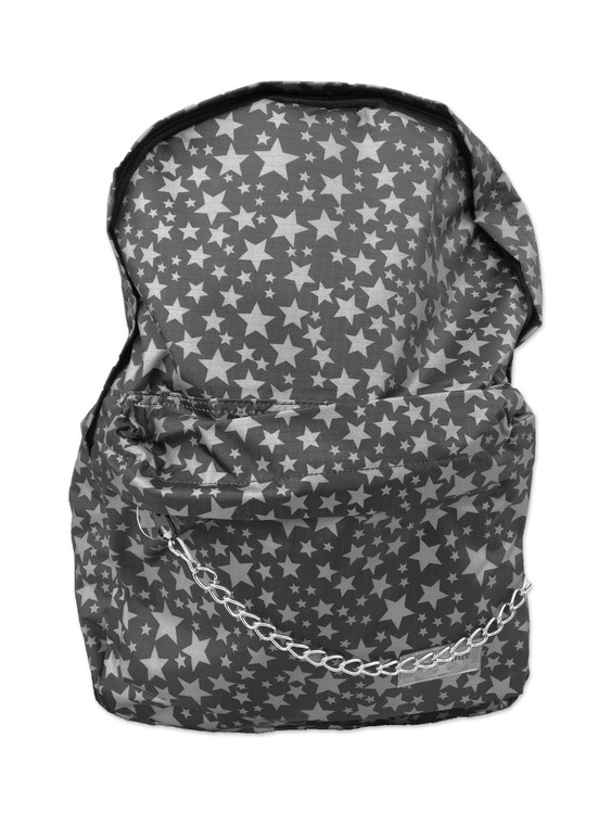 Stars black-grey stars rucksack