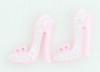 C high heals L-pink colorful stud