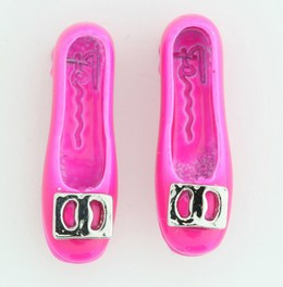 C lady shoes D-pink colorful stud