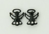C angel black colorful stud