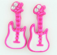 C guitar pink colorful stud