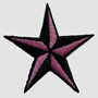 S 3D star black-pink